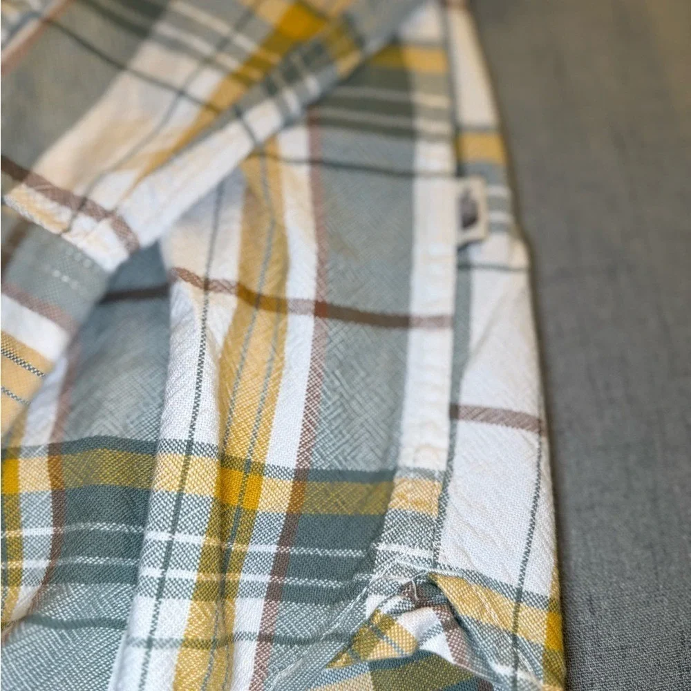 The North Face Hayden Pass 2.0 Plaid Button‎ Down Shirt Men's Large Cotton TNF